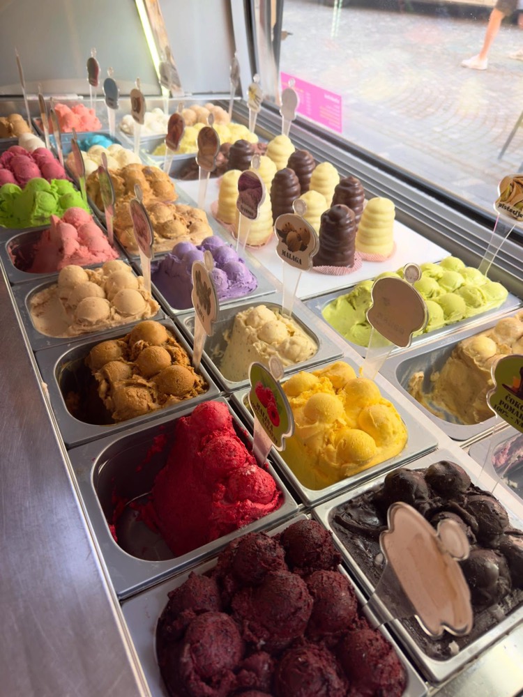 Ice cream counter